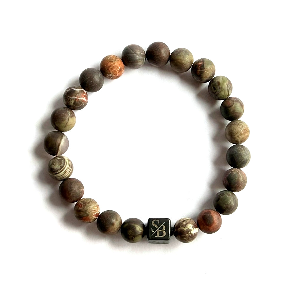 Flower Jasper Stones (8mm)