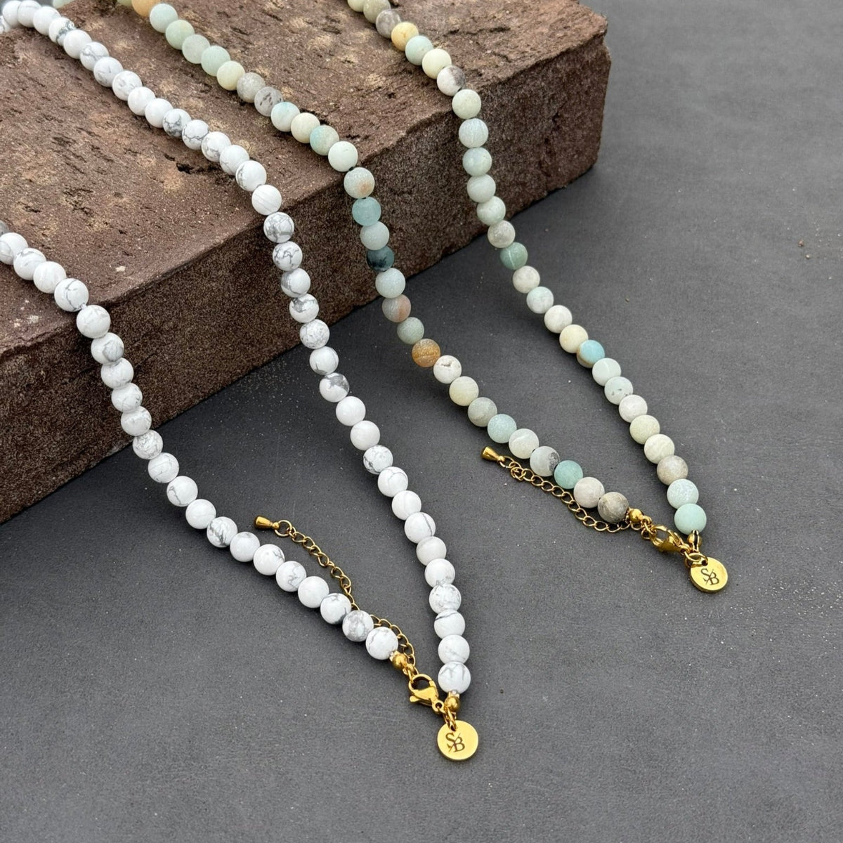 Ocean Soul Necklace (6mm) - Sfeerbeeld | Stoney Bracelets