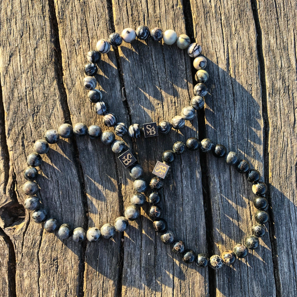 Triple Gray Set (8mm)