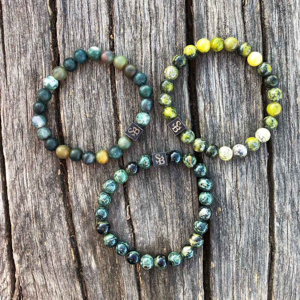 Triple Green Set (8mm)