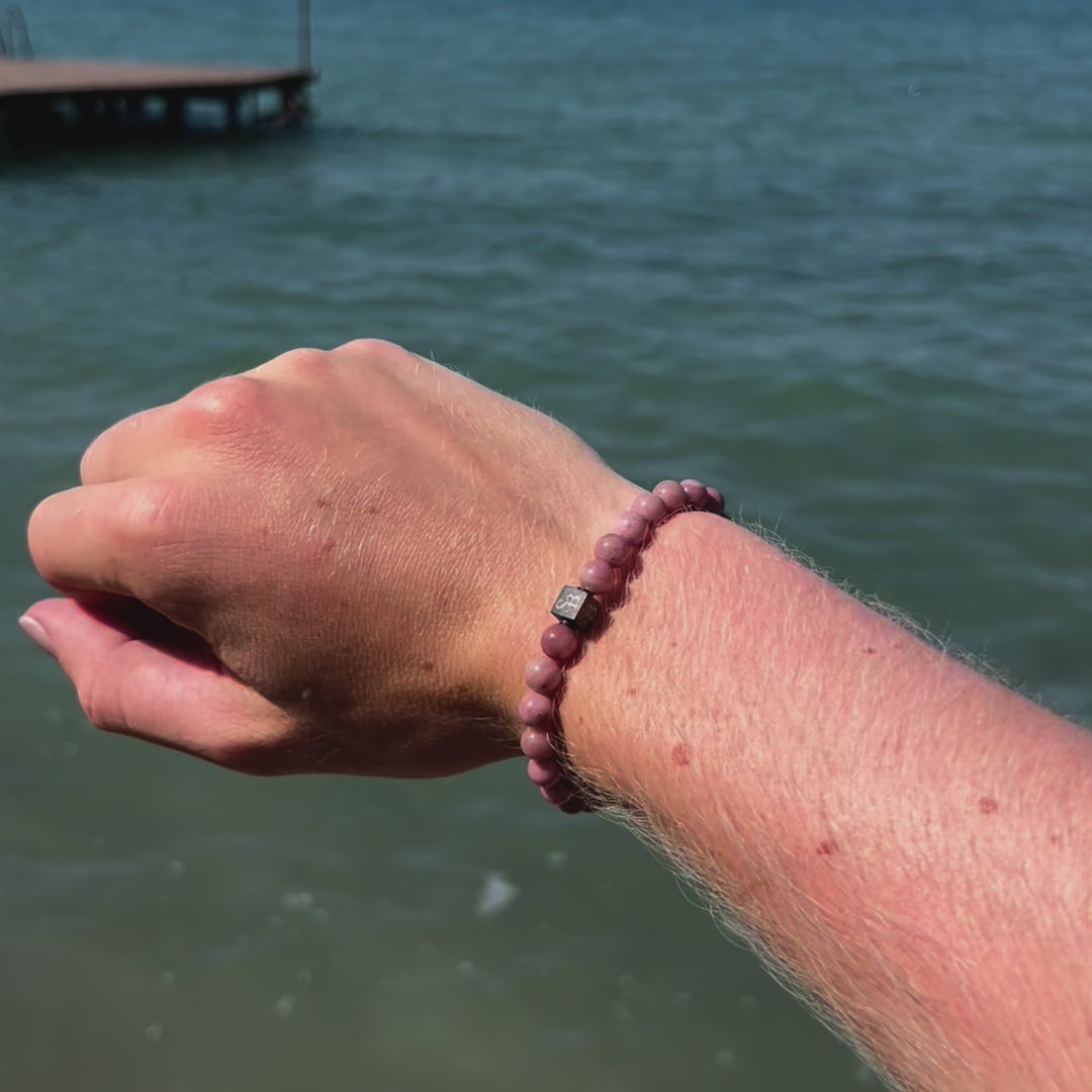 Pink Rhodonite Stones (6mm)