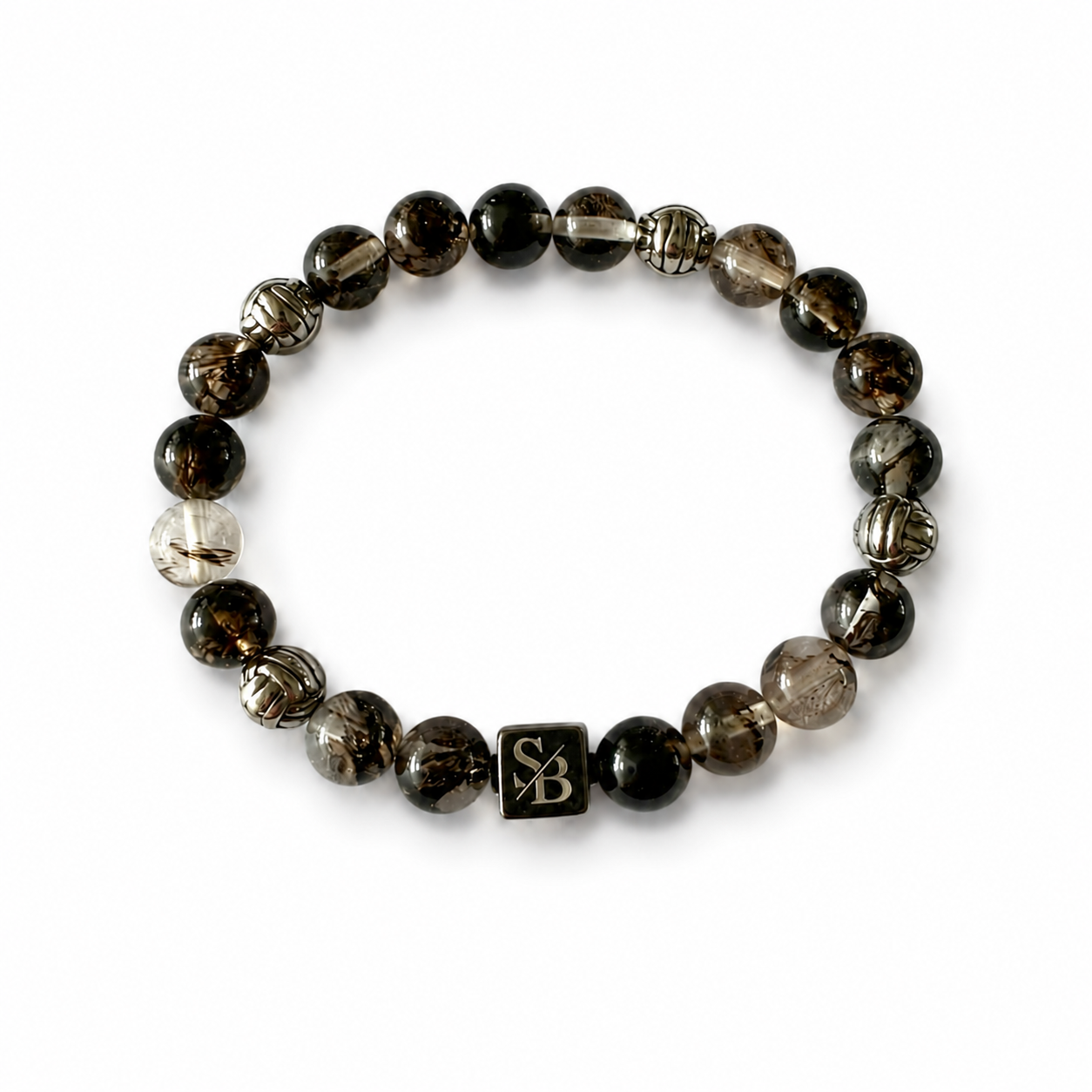 Silver Edit Storm armband
