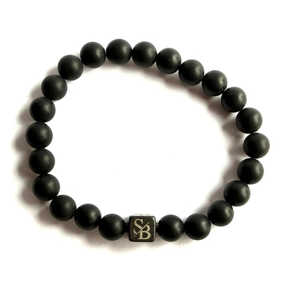 Matte Obsidian Stones (8mm)