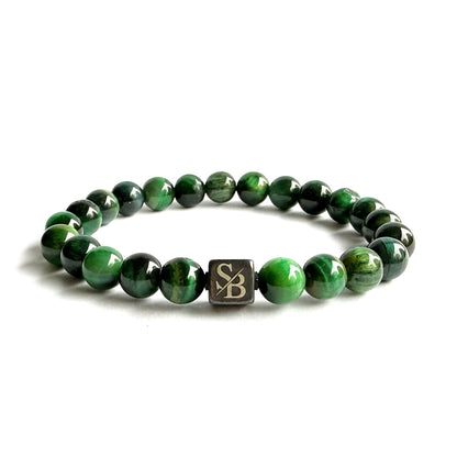 Green Tiger Eye Stones (8mm)