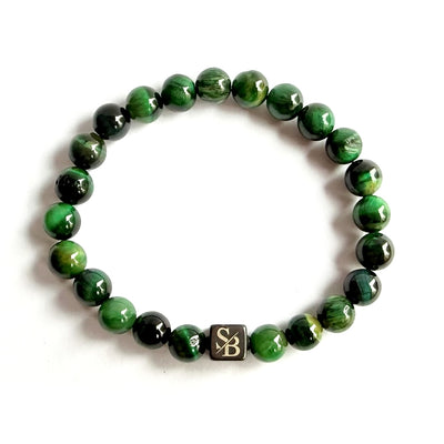 Green Tiger Eye Stones (8mm)