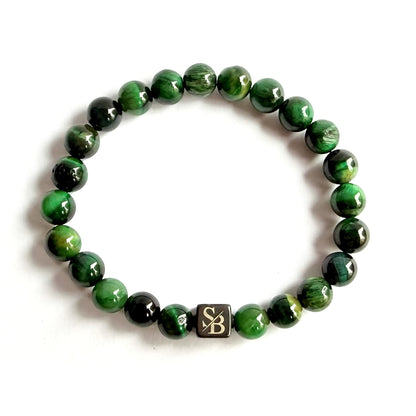 Green Tiger Eye Stones (8mm)