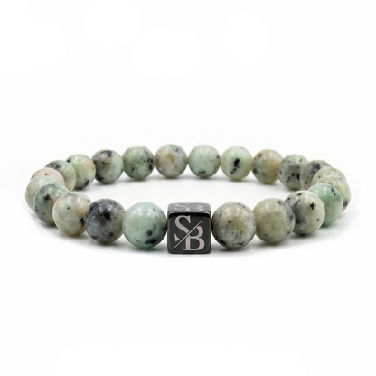 Kiwi Agate Stones (8mm)