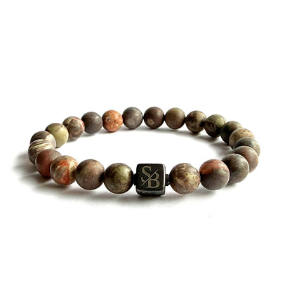 Flower Jasper Stones (8mm)