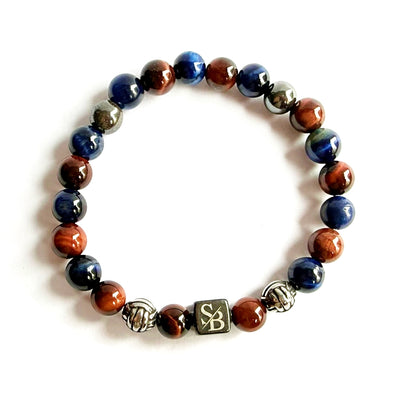 Zeus | Silber+ Steine ​​(8mm)