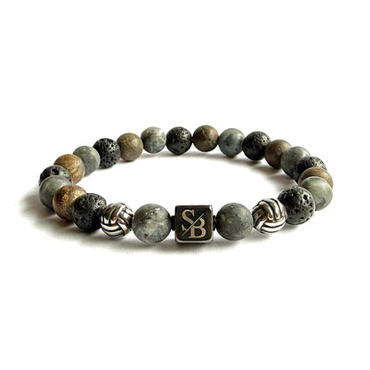 Dionysus | Silver+ Stones (8mm)