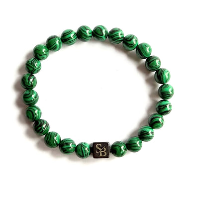 Malachitgrüne Steine ​​(8 mm)