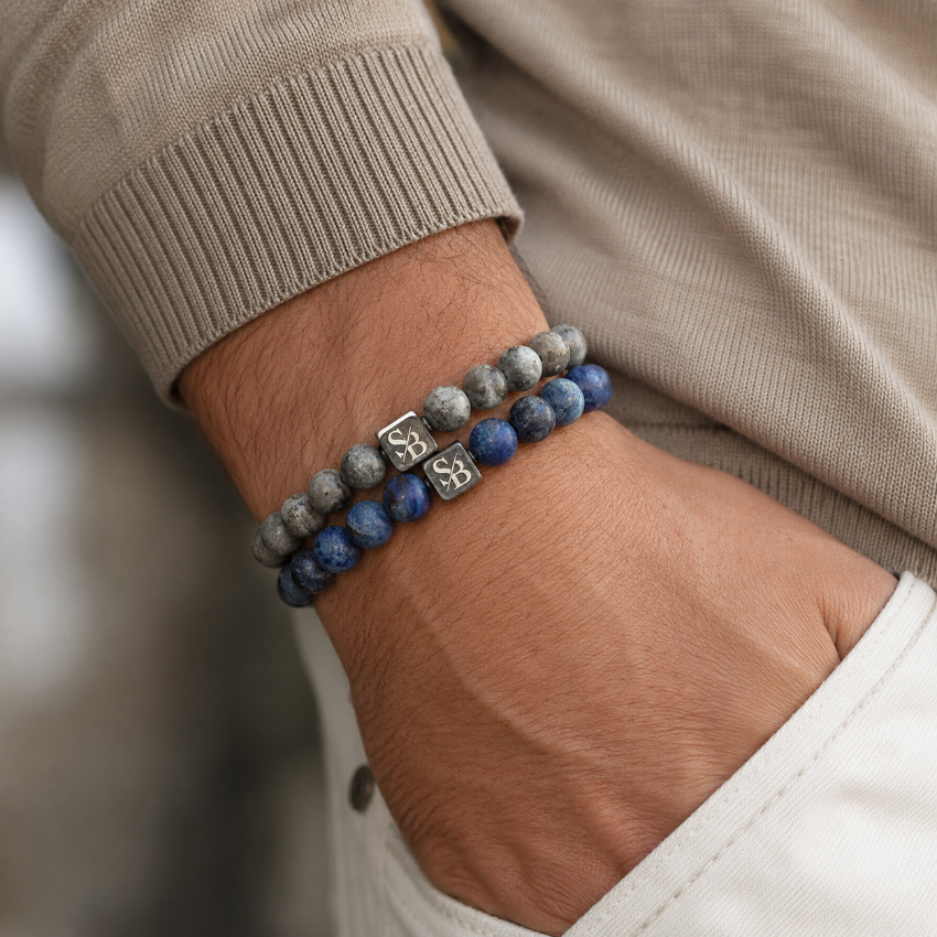Matte Lapis Lazuli Set (8mm)