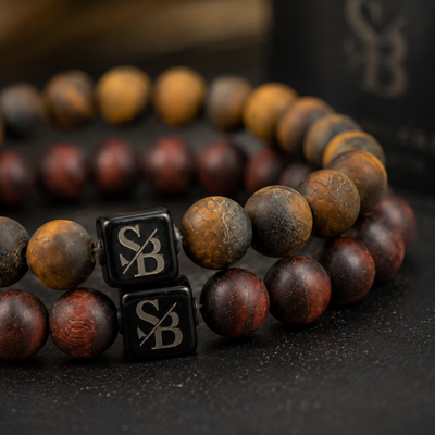 Matte Tiger Eye Set (8mm)