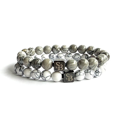 Double White Set (8mm)