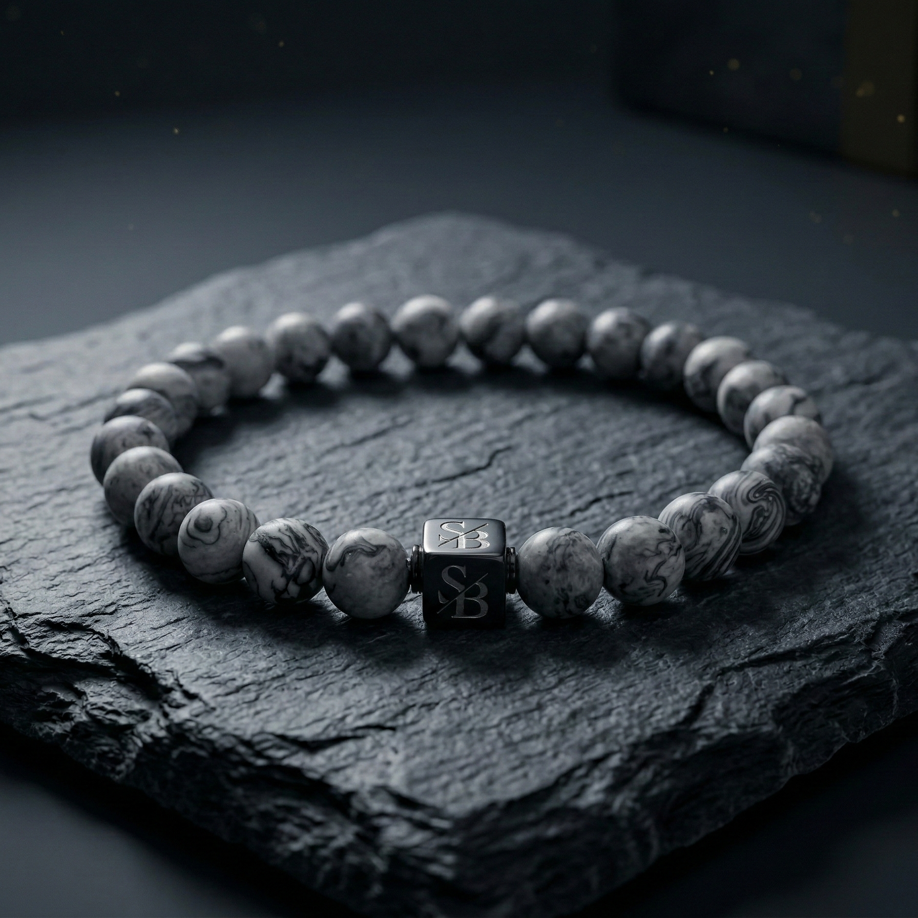 Picasso-Jaspis-Steine (6 mm)