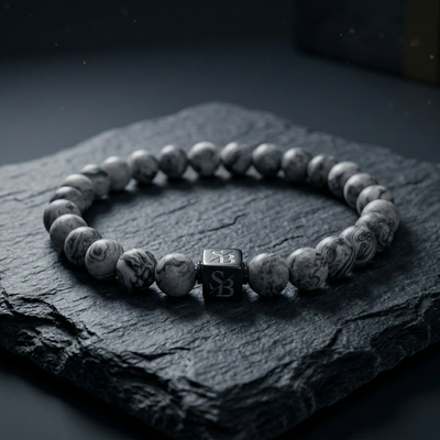 Picasso-Jaspis-Steine (6 mm)