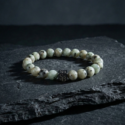 Kiwi-Achat-Steine (8 mm)