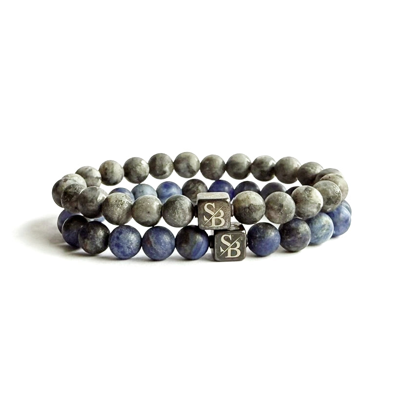 Matte Lapis Lazuli Set (8mm)