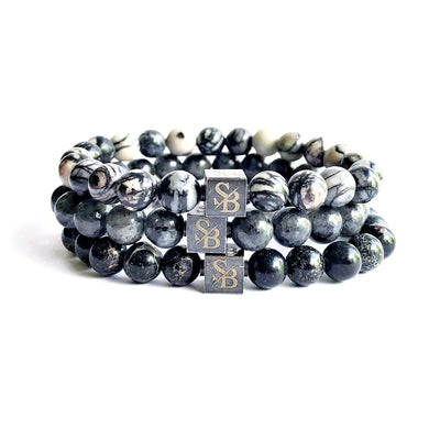 Triple Gray Set (8mm)