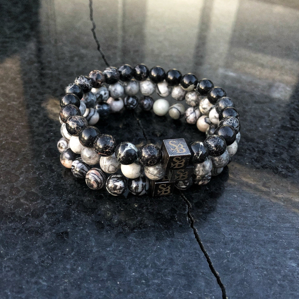 Triple Gray Set (8mm)