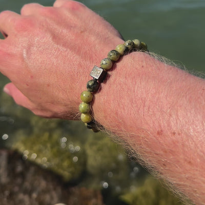 Gelbe Türkissteine ​​(8 mm)