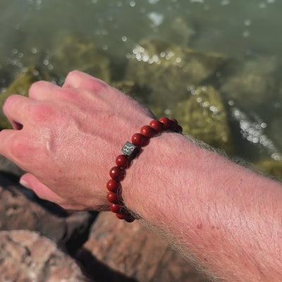 Red Sesame Stones (8mm)